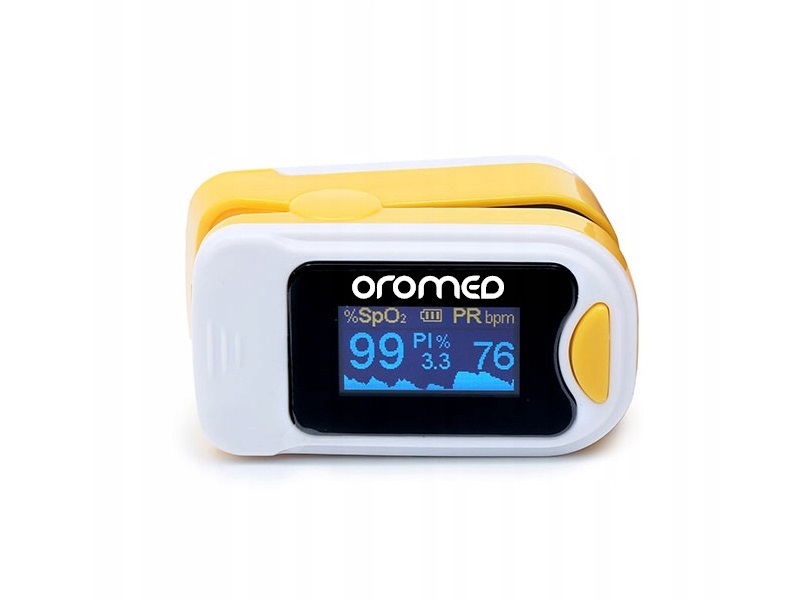 Пульсоксиметр OROMED ORO-PULSE YELLOW - Зображення 2