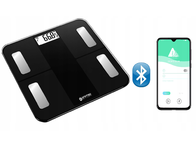 Ваги діагностичні OROMED ORO-SCALE BLUETOOTH BLACK - Зображення 2