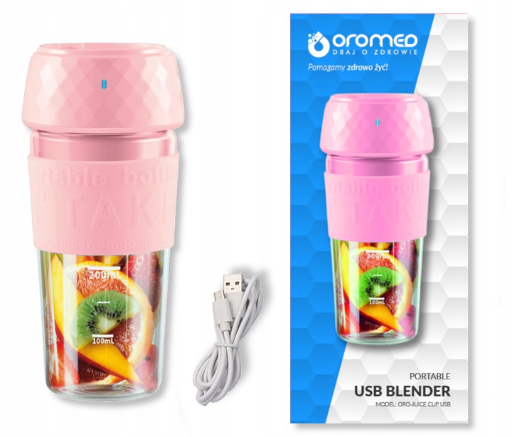 БЛЕНДЕР OROMED ORO-JUICER PINK - Зображення 2
