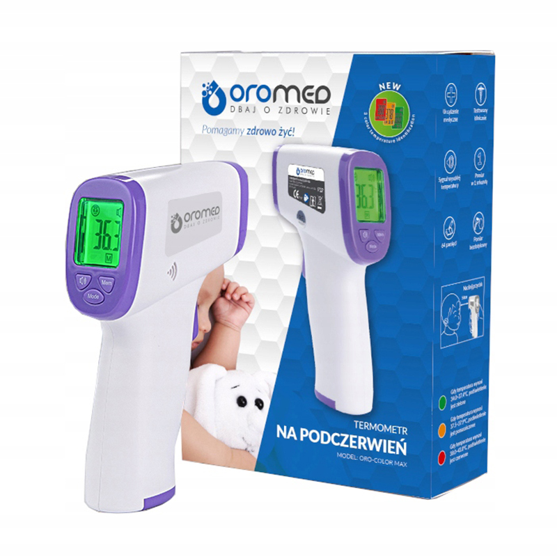 Термометр безконтактний OROMED ORO-COLOR MAX - Зображення 3